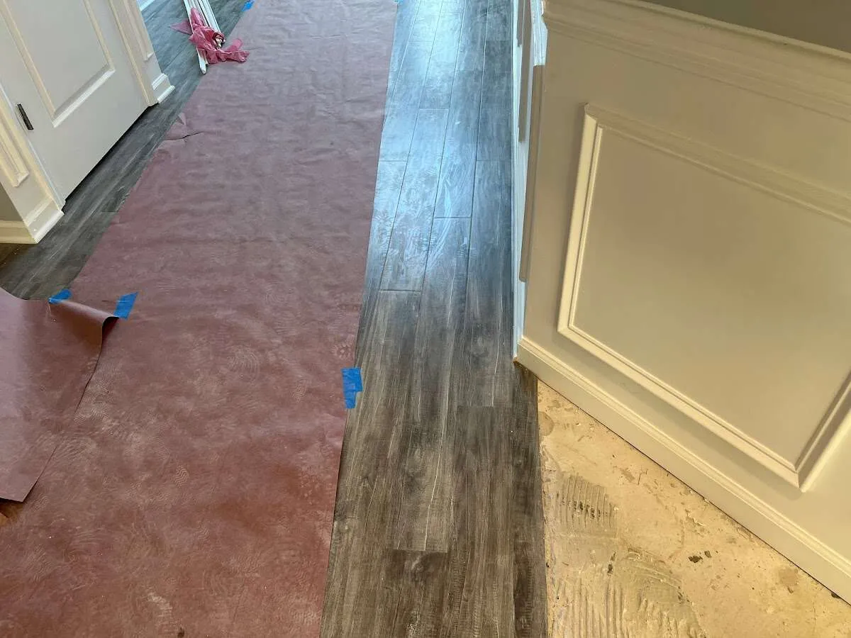 Completed marble shower restoration in Parker